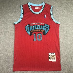 NBA 10 Bibby Grizzlies Maillot Rouge